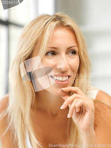 Image of happy and smiling woman