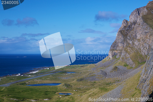 Image of Norwegian coastal cliffs