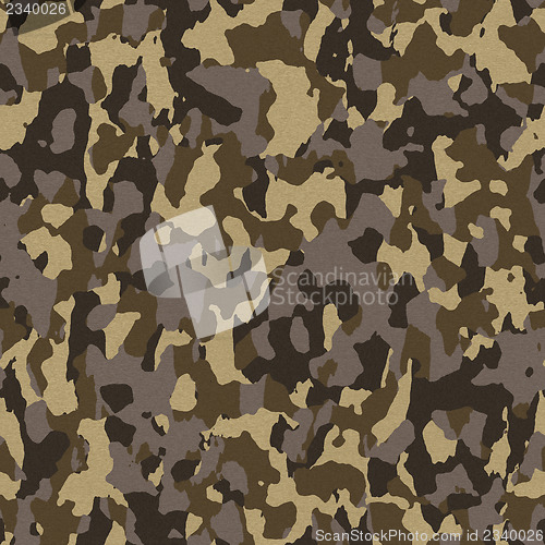 Image of Brown Seamless Army Camouflage