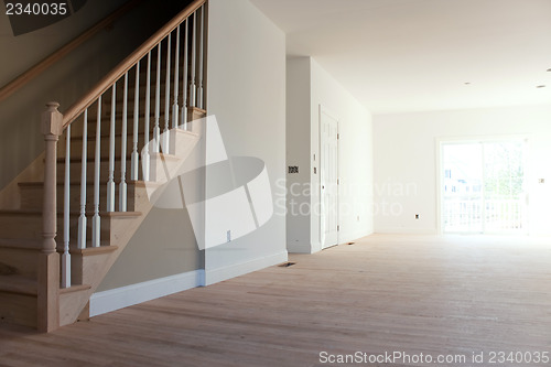 Image of New Home Interior Stairs