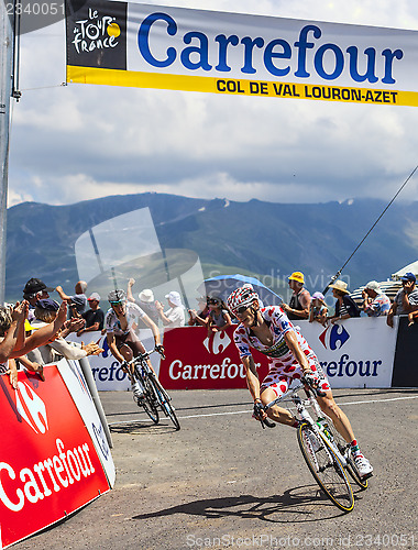 Image of Polka Dot Jersey- The Cyclist Pierre Roland