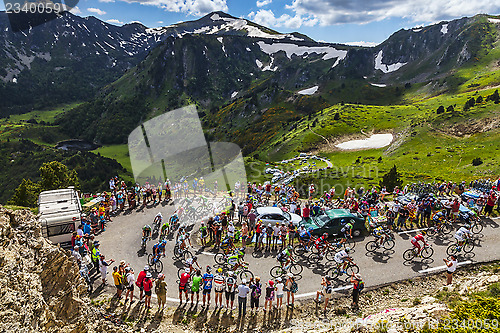 Image of The Peloton in Mountains