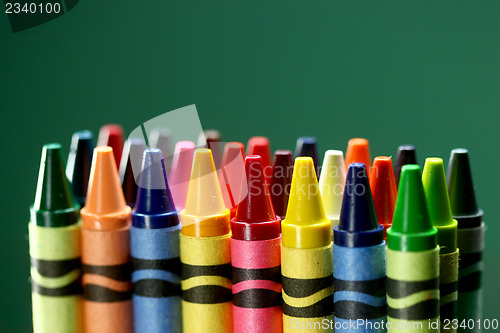 Image of Colorful Back to School Crayons 