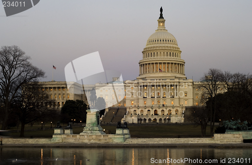 Image of Capitol Hill at dusk