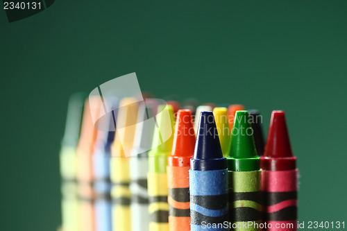 Image of Colorful Back to School Crayons 
