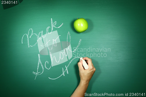 Image of Back to School Written on a Chalkboard