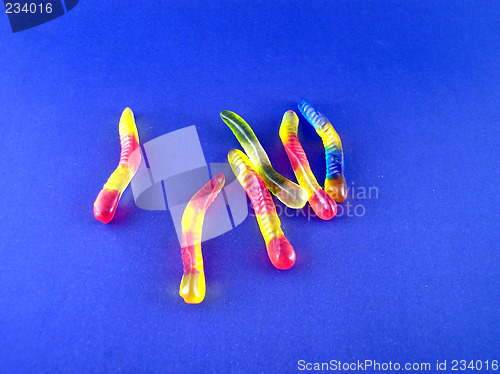 Image of worm candies