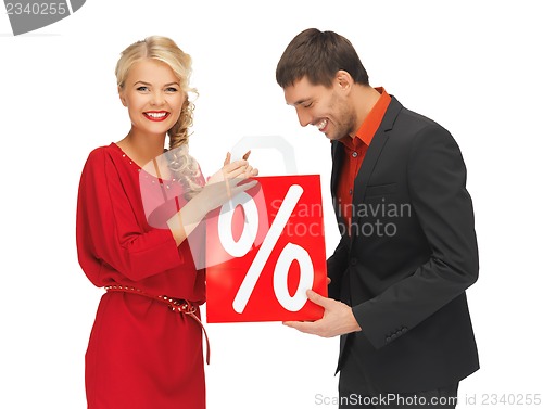 Image of man and woman with shopping bag