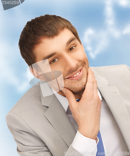 Image of happy businessman