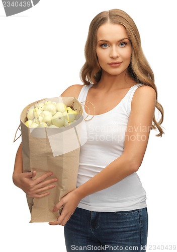 Image of woman with bag