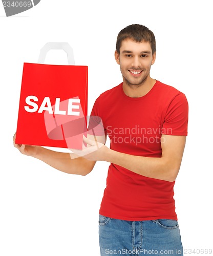 Image of man with shopping bags