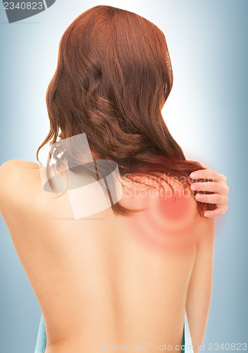 Image of woman with backache