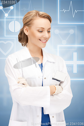 Image of attractive female doctor