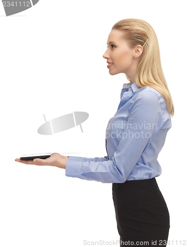 Image of woman with tablet pc
