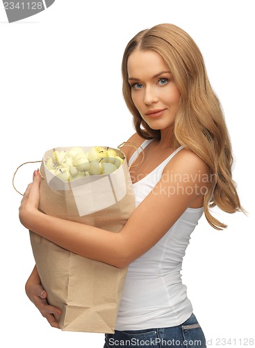 Image of woman with bag