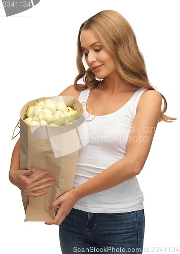 Image of woman with bag