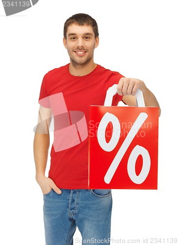 Image of man with shopping bags