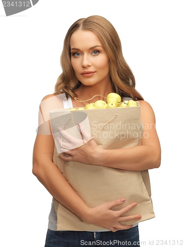 Image of woman with bag