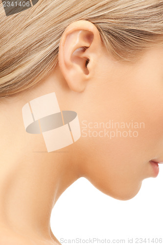 Image of picture of woman's ear