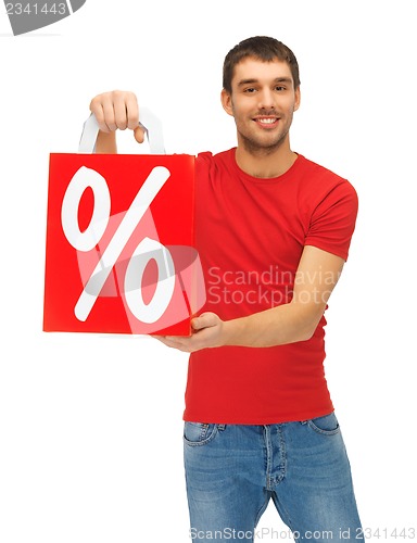 Image of man with shopping bags