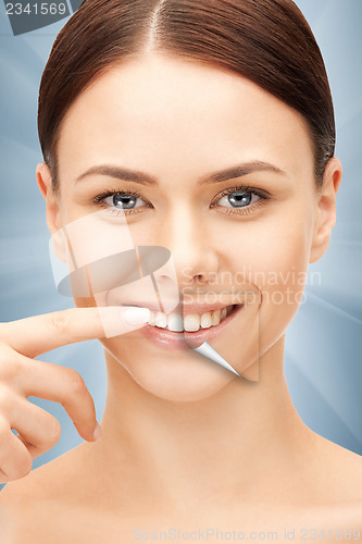 Image of woman with white teeth