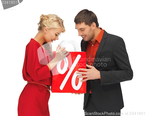 Image of man and woman with shopping bag