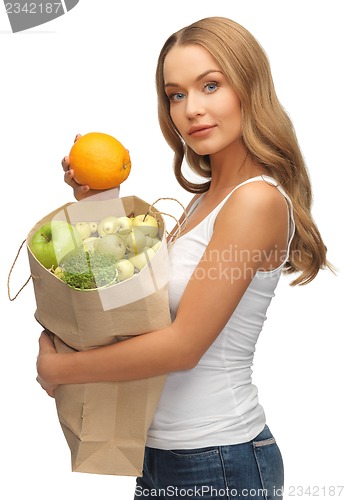 Image of woman with bag