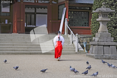 Image of Girl at the temple