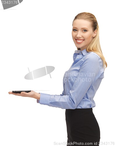 Image of woman with tablet pc