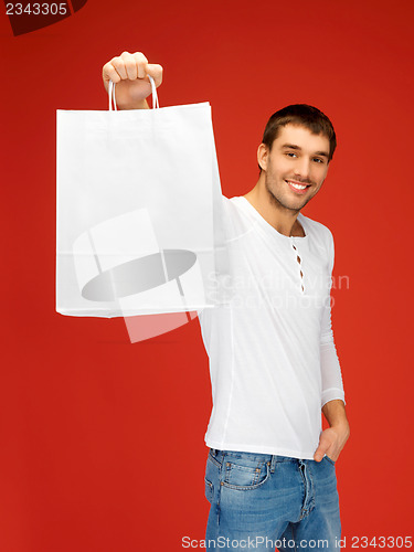 Image of man with shopping bags