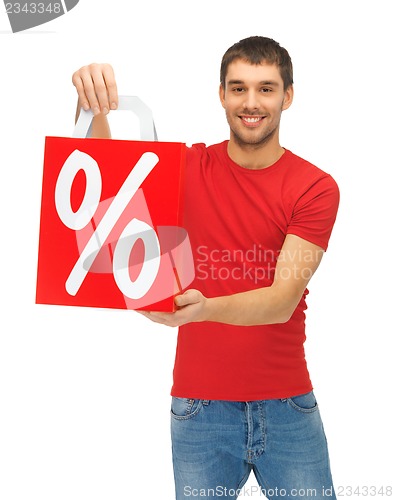 Image of man with shopping bags