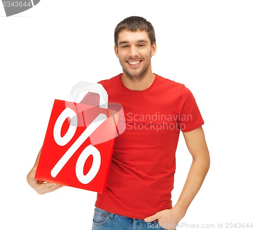 Image of man with shopping bags