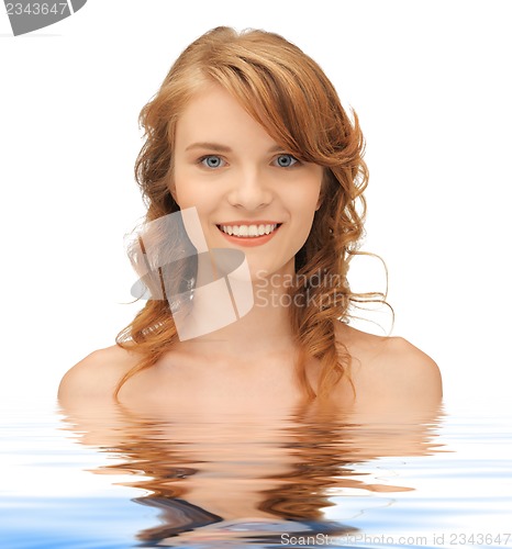 Image of beautiful teenage girl