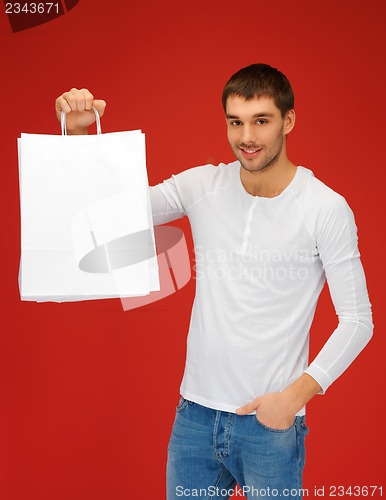 Image of man with shopping bags