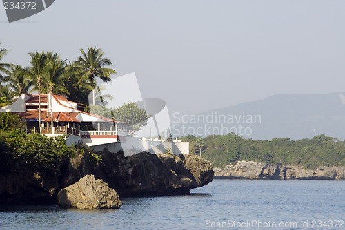 Image of house over the sea