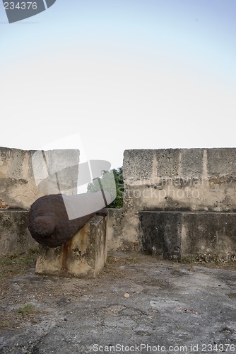 Image of cannon at fortaleza