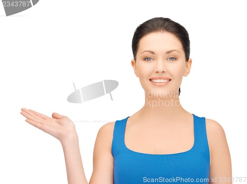 Image of woman holding something on the palm
