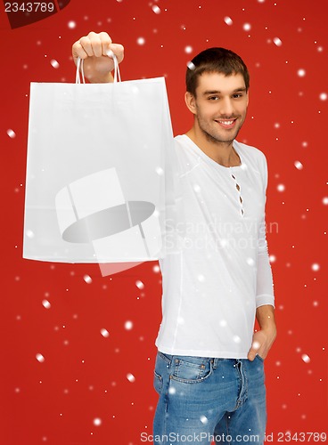 Image of man with shopping bags