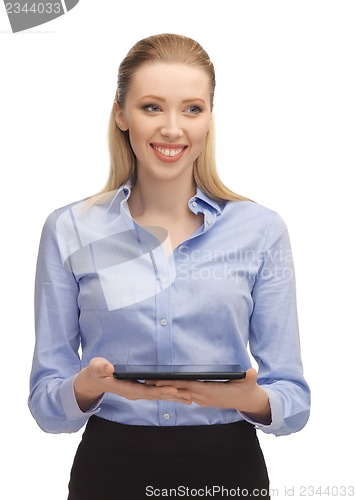 Image of woman with tablet pc