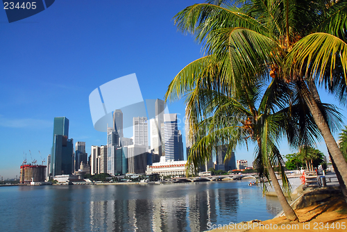 Image of singapore skyline