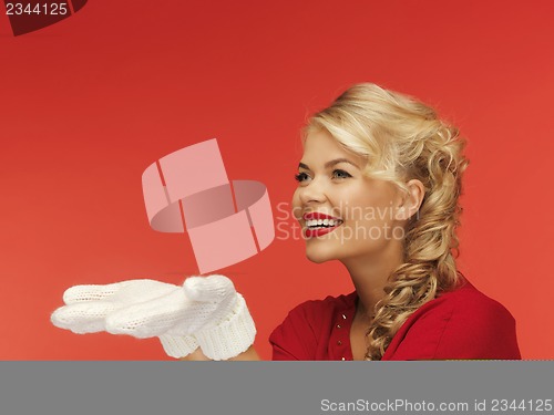 Image of woman holding something on the palms