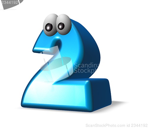 Image of cartoon number