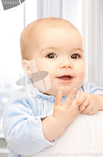 Image of adorable baby at home