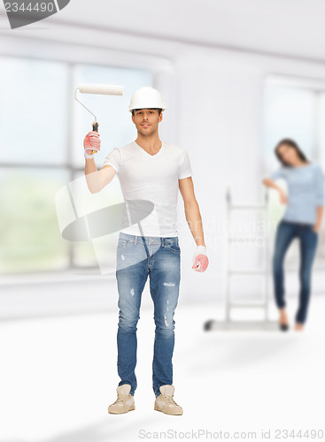 Image of man and woman renovating their home