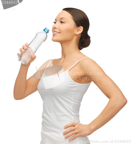 Image of woman with bottle of water