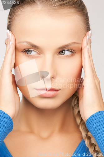 Image of unhappy woman