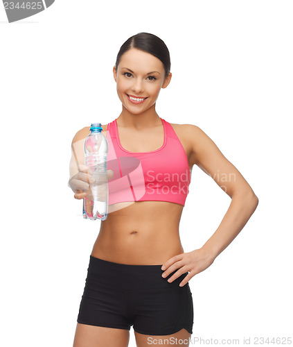 Image of woman with bottle of water