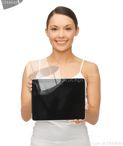 Image of woman with tablet pc