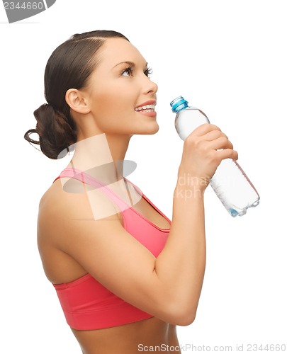 Image of woman with bottle of water