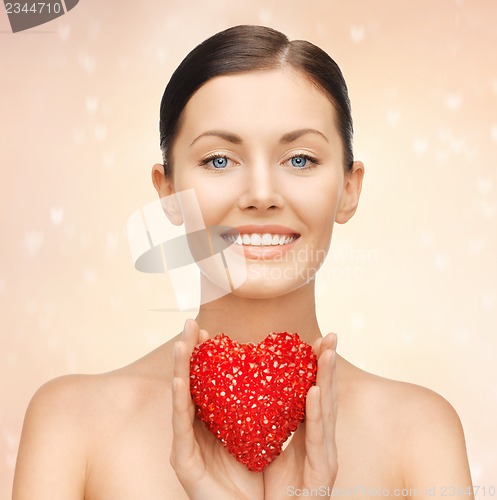 Image of woman with heart